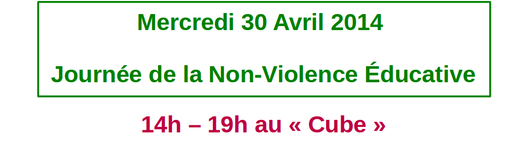 30 avril 2014 - 14h 19h au Cube