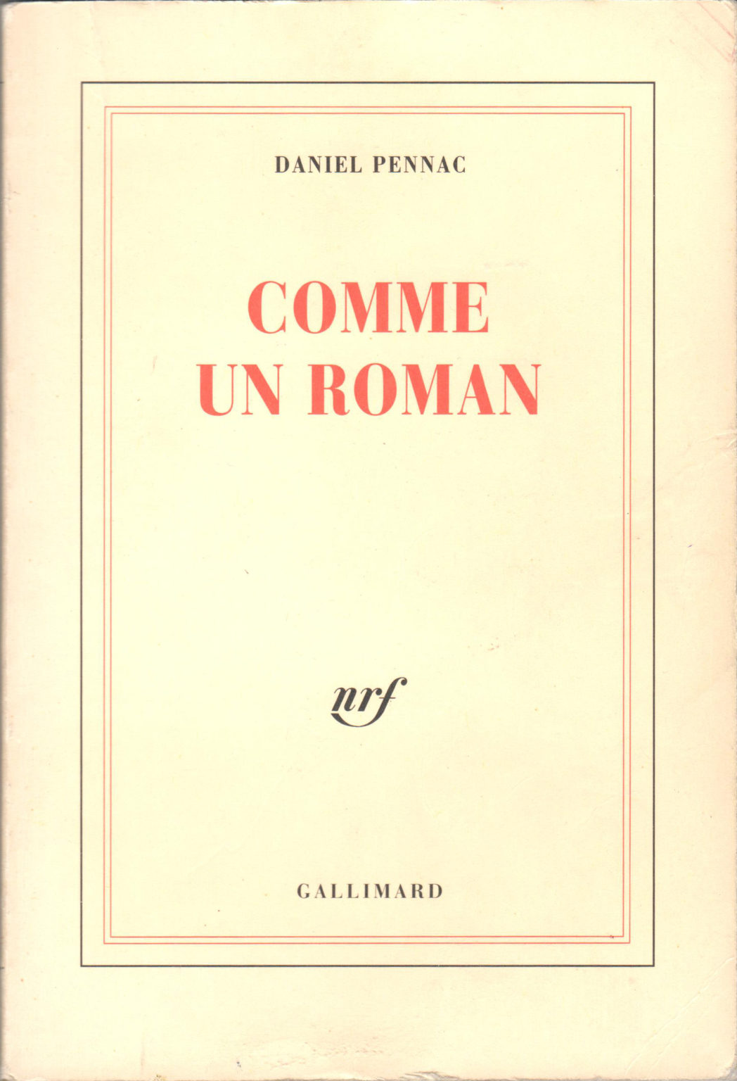Daniel Pennac, Comme un roman OVEO