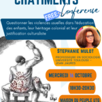 affiche conférence Culture et châtiments 16 10 24